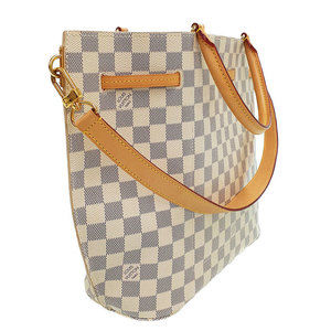 Louis Vuitton White Damier Azur Bag Girolata
